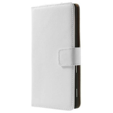 Sony Xperia M2 Xperia M2 Dual Wallet Nahkakotelo Valkoinen