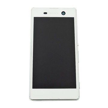 Sony Xperia M5 Xperia M5 Dual Etukuori & LCD Näyttö Valkoinen