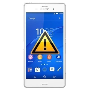 Sony Xperia Z3 Dual Magnetic Latausliittimen Korjaus Valkoinen