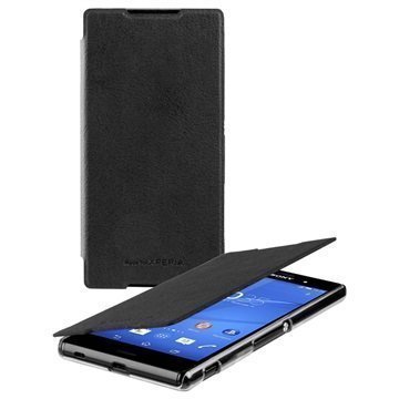 Sony Xperia Z3+ Roxfit Ultra Slim Book Case Black