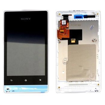 Sony Xperia miro Front Cover & LCD Display White