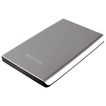 Verbatim Store 'n' Go USB 3.0 Ultra Slim External Hard Drive Silver 500GB