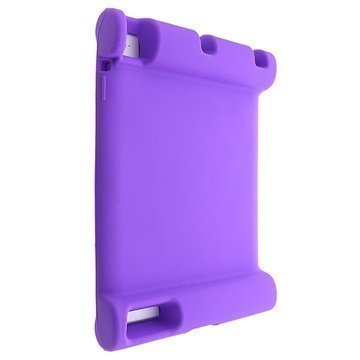 iPad 2 iPad 3 iPad 4 Easy Hold Silikoni Kotelo Purppura