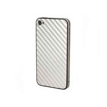 iPhone 4 / 4S CrocfolArt Sticker Carbon Silver