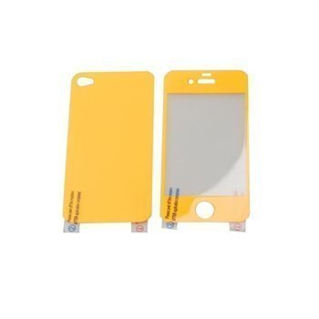 iPhone 4 / 4S Konkis Premium Screen Protector Neon Orange