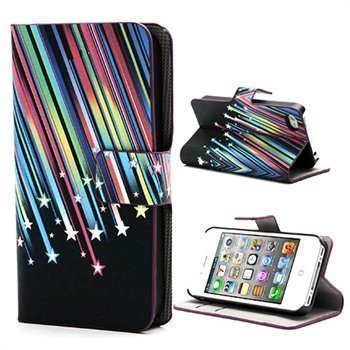 iPhone 4 / 4S Wallet Nahkakotelo Meteor