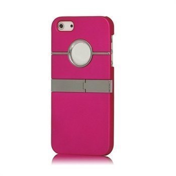 iPhone 5 / 5S / SE Frost Napsautuskotelo Kuuma Pinkki