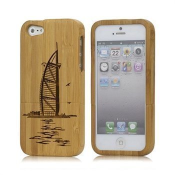 iPhone 5 / 5S / SE Wooden Snap-On Cover Burj Al Arab Tower Hotel