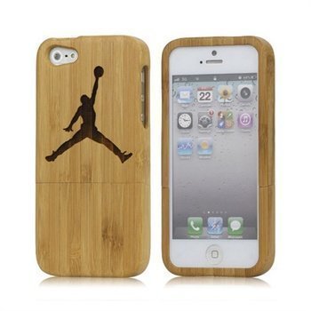 iPhone 5 / 5S / SE Wooden Snap-On Cover NBA Star