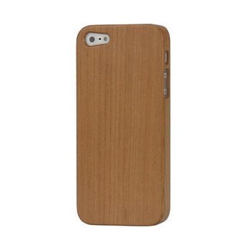 iPhone 5 / 5S / SE Wooden Snap-On Cover Striped Wood