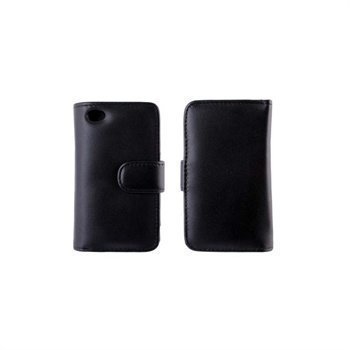 iPhone 5 Folio Leather Case Black