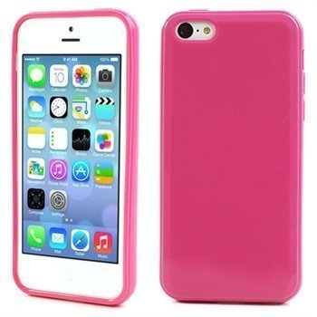 iPhone 5C Candy TPU Kotelo Kuuma Pinkki