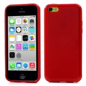 iPhone 5C Candy TPU Kotelo Punainen