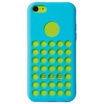 iPhone 5C Code Viilentävä TPU-Kotelo Sininen