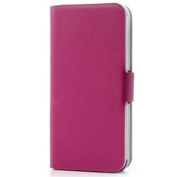 iPhone 5C Doormoon Wallet Nahkakotelo Kuuma Pinkki