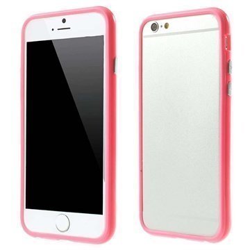 iPhone 6 / 6S Hybrid Suojareunus Kuuma Pinkki