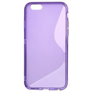 iPhone 6 / 6S S-Curve TPU-Kotelo Violetti