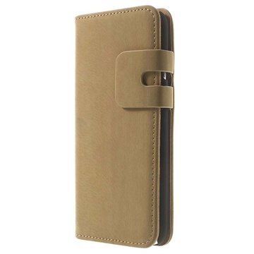 iPhone 6 / 6S Wallet Nahkakotelo Khaki