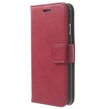 iPhone 6 / 6S Wallet Nahkakotelo Kuuma Pinkki