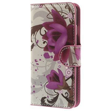 iPhone 6 / 6S Wallet Nahkakotelo Lotus