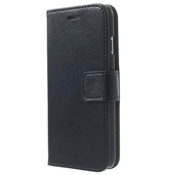 iPhone 6 / 6S Wallet Nahkakotelo Tummansininen