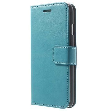 iPhone 6 / 6S Wallet Nahkakotelo Vaaleansininen