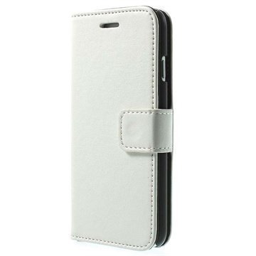 iPhone 6 / 6S Wallet Nahkakotelo Valkoinen