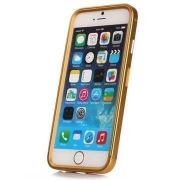 iPhone 6 Alumiininen Suojareunus Kulta