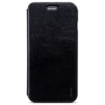 iPhone 6 Plus / 6S Plus Hoco Crystal Series Classic Flip Case Black