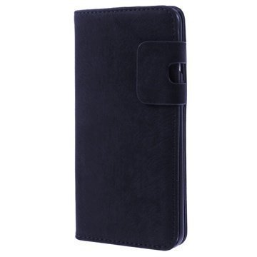 iPhone 6 Plus / 6S Plus Wallet Nahkakotelo Tummansininen