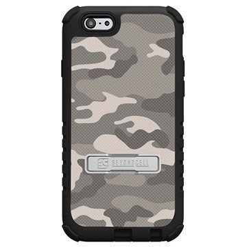 iPhone 6 Plus Beyond Cell Tri Shield Design Hybrid Suojakuori Sand Camouflage