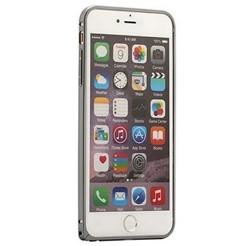 iPhone 6 Plus Pisen Alumiininen Suojapuskuri Harmaa