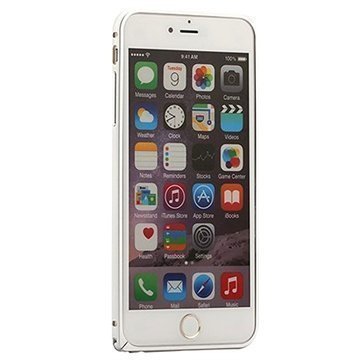 iPhone 6 Plus Pisen Alumiininen Suojapuskuri Hopea