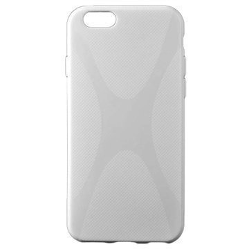 iPhone 6 X-Shape TPU-Kotelo Valkoinen