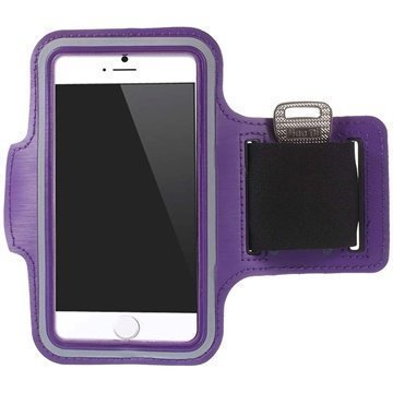 iPhone 6/6S Sport Gym Käsivarsikotelo Violetti