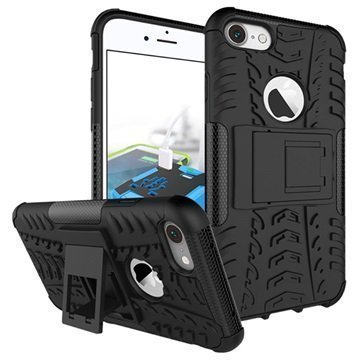 iPhone 7 Anti-Slip Hybrid Case Black