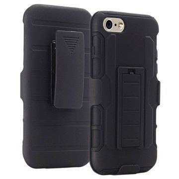 iPhone 7 Belt Clip Hybrid Case Black