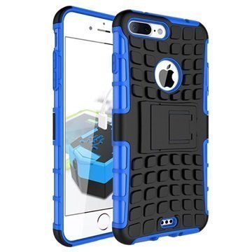 iPhone 7 Plus Anti-Slip Hybrid Case Black / Blue