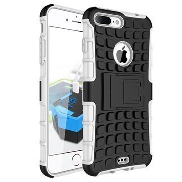 iPhone 7 Plus Anti-Slip Hybrid Case Black / White