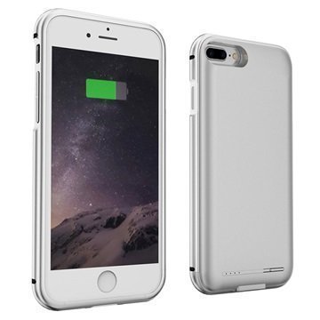 iPhone 7 Plus Backup Battery Case Silver