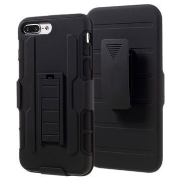 iPhone 7 Plus Belt Clip Hybrid Case Black