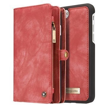 iPhone 7 Plus Caseme 2-in-1 Wallet Case Red