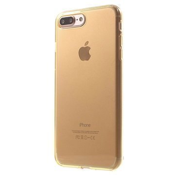 iPhone 7 Plus Kiiltävä TPU-Suojakuori Kulta