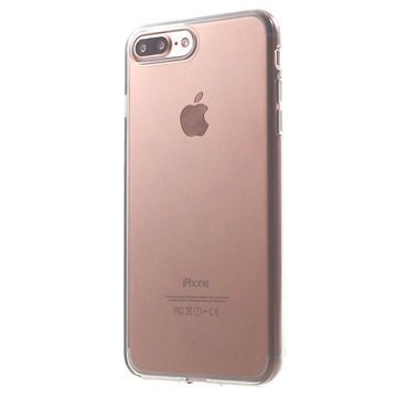 iPhone 7 Plus Kiiltävä TPU-Suojakuori Läpinäkyvä