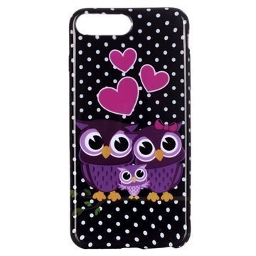 iPhone 7 Plus TPU Case Owl Family