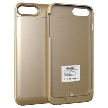 iPhone 7 Plus/6 Plus/6S Plus Maxnon M7P Akkukotelo 4000mAh Kulta