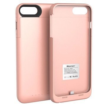 iPhone 7 Plus/6 Plus/6S Plus Maxnon M7P Akkukotelo 4000mAh Ruusukulta