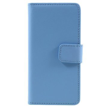 iPhone 7 Slim Wallet Leather Case Blue