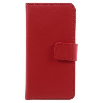 iPhone 7 Slim Wallet Leather Case Red