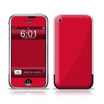 iPhone Solid State Skin Red